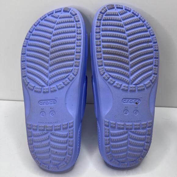 Crocs Classic V2 Slide Sandal Purple/Blue Men's 4/ Women's 6 - Picture 7 of 9